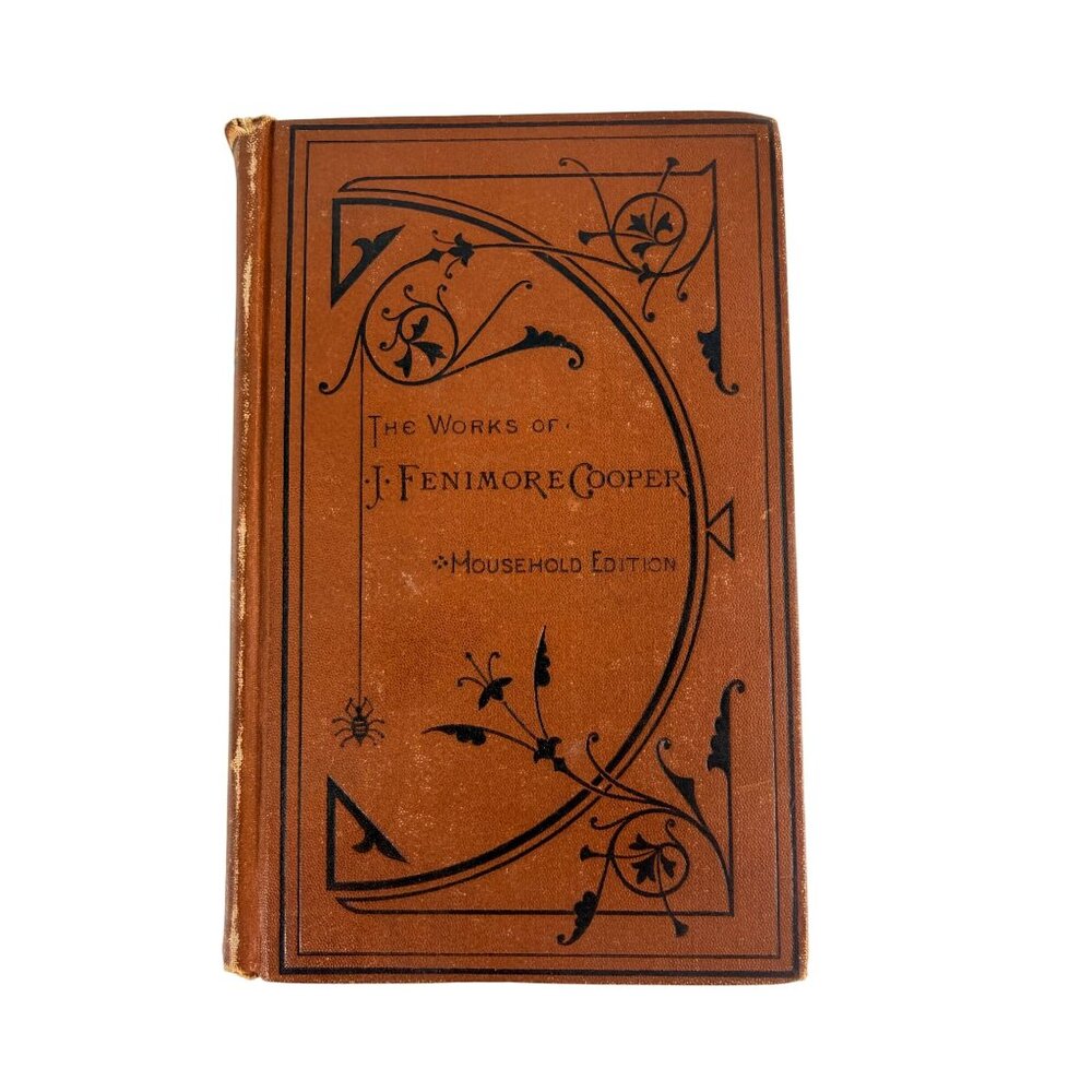 1876 The Pathfinder James Fenimore Cooper Household‎ Edition Antique Hardcover